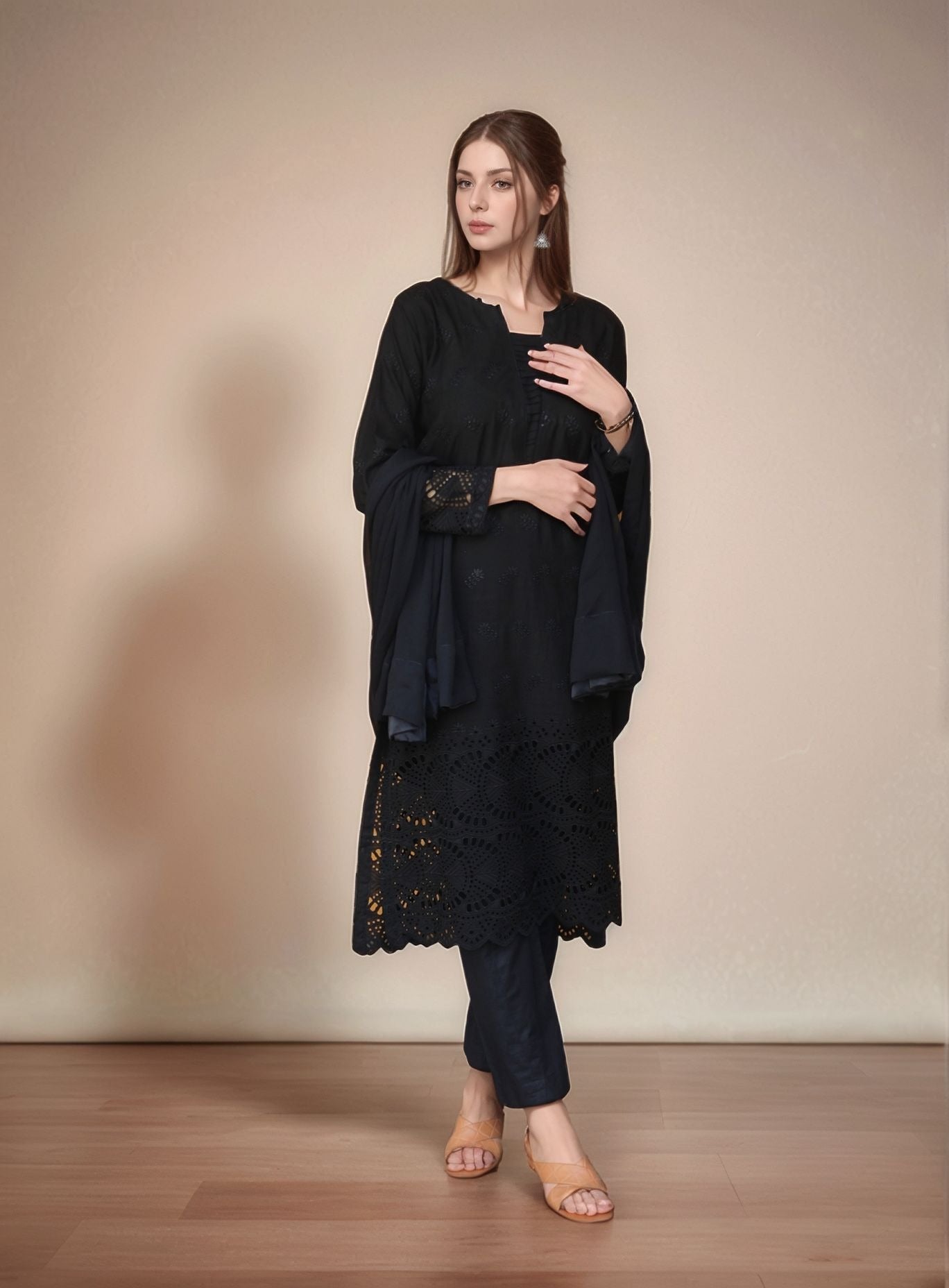 3 Piece - Embroidered Lawn Suit